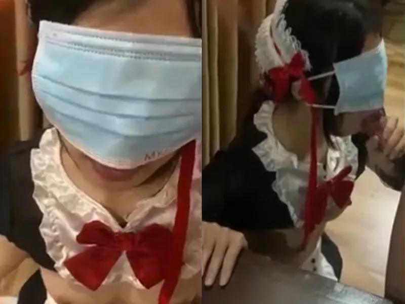 Gấu việt dâm cosplay nô lệ tình dục mút bú con của quý điêu luyện